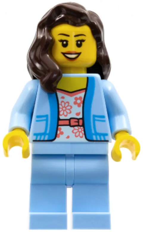 LEGO: Female Bright Light Blue Jacket (cty1354)