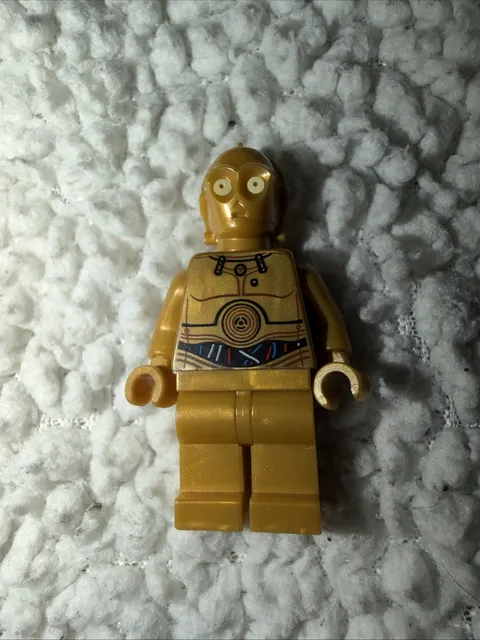 Lego Star Wars C-3P0 Minifigure Pearl Gold w/ Pearl Gold Hands Ep. 7 Droid (3/4)