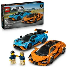 LEGO Speed Champions Lamborghini Revuelto & Huracán STO Car Building Set Toy