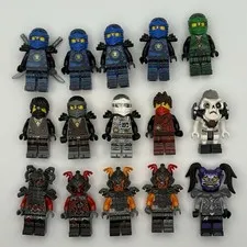 LEGO Ninjago Hands Of Time Minifigure Lot Kai Cole Jay Zane Ultraviolet Lot (15)