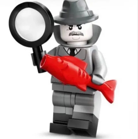 LEGO 71045 Minifig Series 25 Film Noir Detective Minifigure unused