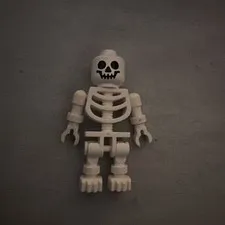LEGO Minifigure Minifig Skeleton Bones monster pirate bad guy vintage part toy