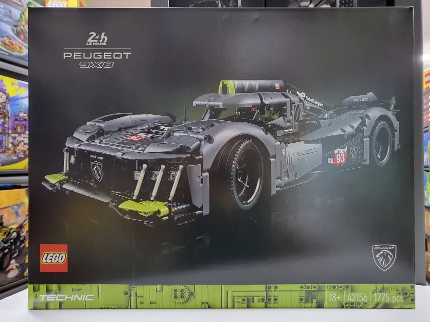 Lego 42156 Peugeot 9X8 24H Le Mans Hybrid Hypercar 1775pcs Factory-Sealed