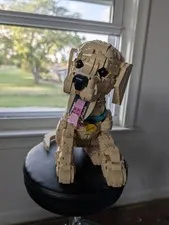 LEGO Icons Golden Retriever Puppy 11384 Build Only - Read Description*