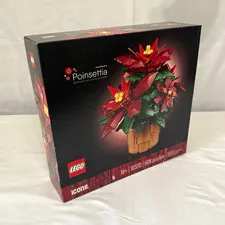 LEGO Icons Botanical Collection Poinsettia 10370 608 pcs 18+