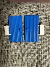 LEGO Vintage Doors 3644 Blue (pair of 2 Doors)  1x4x6 w/Holders Hinges