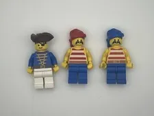 Lego Pirates Vintage Lot of 3 pi009 pi043 pi040 Rare good condition see descript