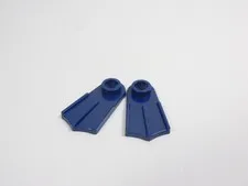 LEGO Lot of 2 Dark Blue Scuba Diving Flippers Accessory Minifig I12