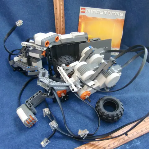 Lego Mindstorms NXT 8527 Parts Lot AS IS Motors Sensors Cables Brick CD UNTESTED