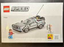 LEGO Speed Champions 77256 Back to the Future Time Machine Manual Booklet
