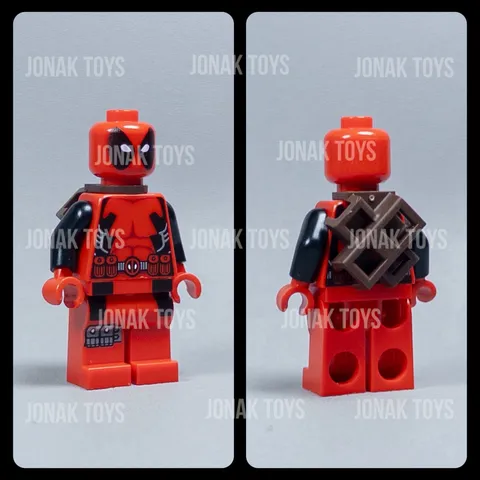 LEGO Deadpool 2012 Custom Minifigure *SCABBARD INCLUDED* SH0032 (6866)