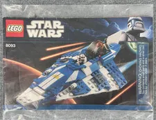 LEGO 8093 Star Wars Republic Attack Shuttle Instruction Manual Only OEM