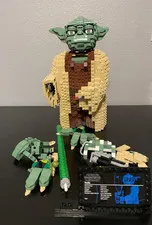 LEGO Star Wars Green Yoda 75255 Large Figure W Minifig & Display Stand READ DESC