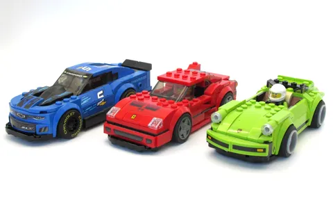 Lego Speed Champions:  Camaro Ferrari 1974 Porsche Green 75891 75890 75888