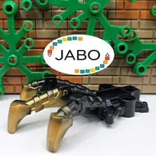 (S18/10/5) LEGO Bionicle 53562pb02 Piraka Foot Foot Clawed Black Gold