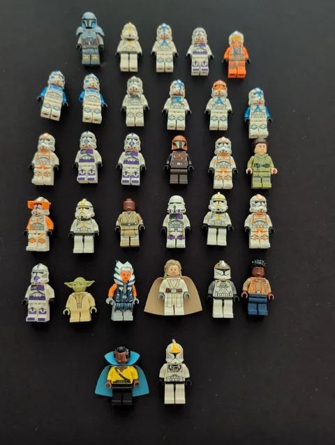  LEGO Star Wars Minifigure Lot - Over 30 Mini Figs