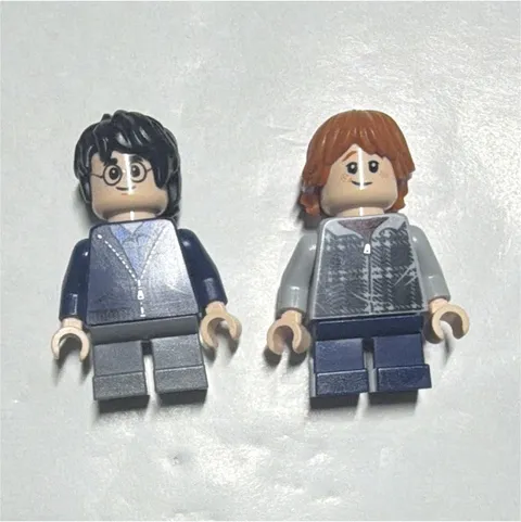 LEGO Harry Potter Minifigure Lot of 2 - Ron and Harry Aragog’s Lair set 75950-1