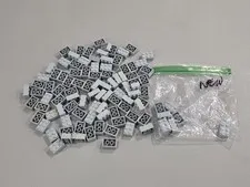 Lego Qty 105 - Light Bluish Gray Bricks - 3002 2x3 MOC