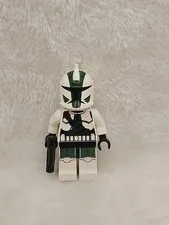 LEGO Minifigure sw0380 Star Wars Clone Trooper Commander Gree 9491