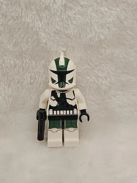 LEGO Minifigure sw0380 Star Wars Clone Trooper Commander Gree 9491