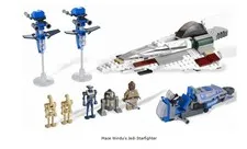 LEGO 7868 Star Wars The Clone Wars Mace Windu's Jedi Starfighter (see descript)