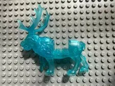 Lego Reindeer Prototype Glitter Trans-Light Blue reindeerpb01