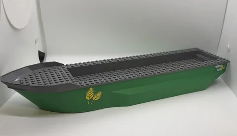 LEGO City #4645: Farm Line Boat Hull Only Sold As Pictured Used