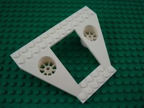 LEGO White 12x9 Bi level Explorien Space Wing
