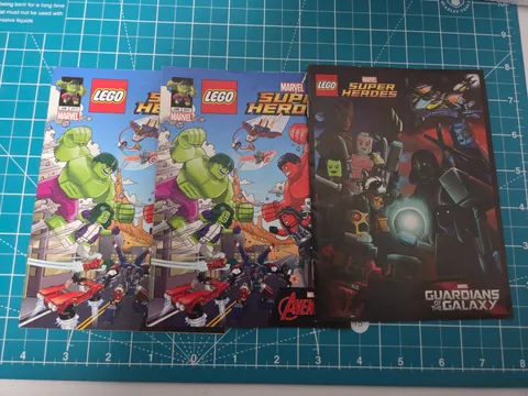 Lego Super Heroes Mini Comic Book Marvel Lot 3 Booklet Guardians of the Galaxy