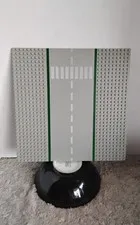VINTAGE 1978 LEGO Gray 10x10, Baseplate Airport Runway / Roadway