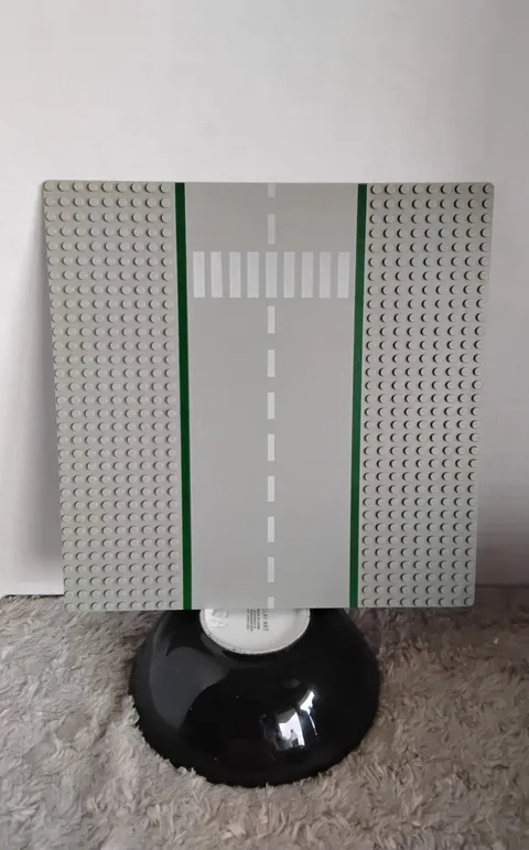 VINTAGE 1978 LEGO Gray 10x10, Baseplate Airport Runway / Roadway