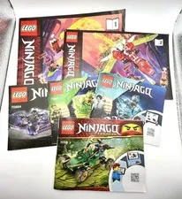 LEGO Ninjago Booklet Lot Manuals Only