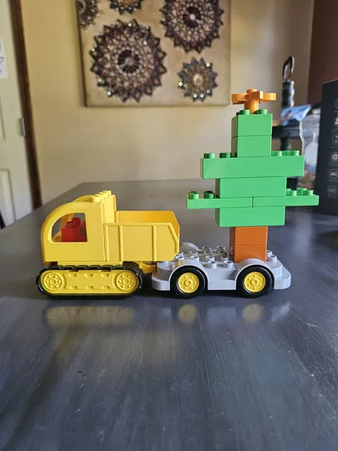 Lego Duplo Kid's Christmas Tree Farm Truck Bundle Set Toys