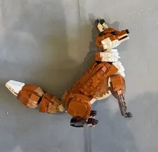 LEGO Creator 3 in 1 Forest Animals: Red Fox 31154 Incomplete Build