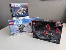 NEW! LEGO Star Wars Lot 75298 75295 75266 Microfighters Battle Pack SEALED!