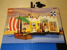 Lego 6267 Pirates I Lagoon Lock-Up Instructions Parts Pieces Only