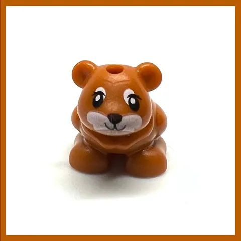 New Lego Animals Rare Orange Brown Hamster Minifigure 2016 Retired