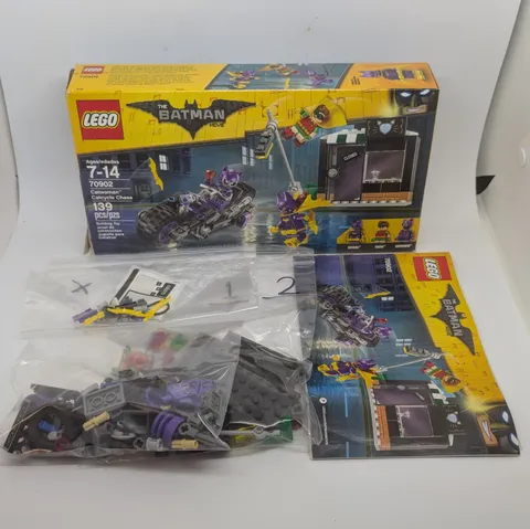 LEGO Batman Movie Catwoman Catcycle Chase (70902) CIB - Pre-owned Retired Set