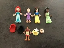 Lego Disney princess minifigure lot