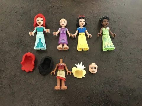 Lego Disney princess minifigure lot