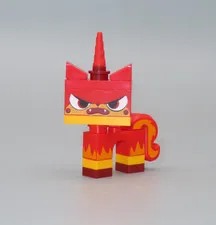 LEGO red Angry Kitty Unikitty red unicorn minifigure Lego Movie 70814