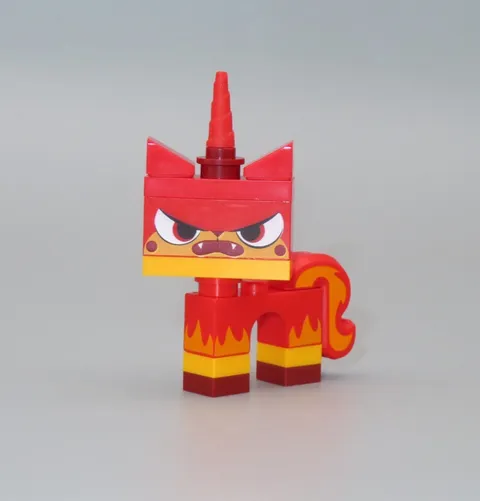 LEGO red Angry Kitty Unikitty red unicorn minifigure Lego Movie 70814