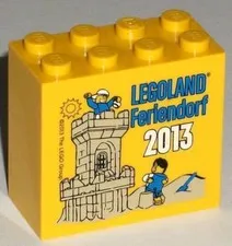 LEGO Legoland collector's brick special brick holiday village 2013 castle knights castle