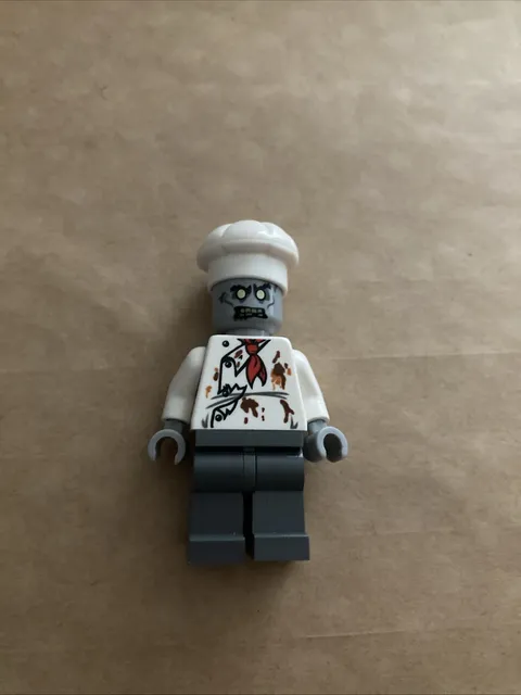 LEGO 10228 ZOMBIE CHEF MINIFIGURE MONSTER FIGHTERS FIGURE or for Halloween Rare