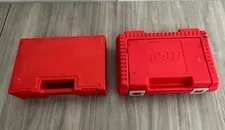 Vintage Lego 1984/1985 Red Lego Carrying Cases Set Of 2