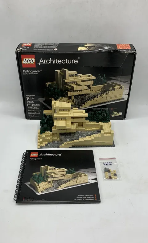 2009 Lego Architecture Frank Lloyd Wright Fallingwater #21005 COMPLETE w/ BOX