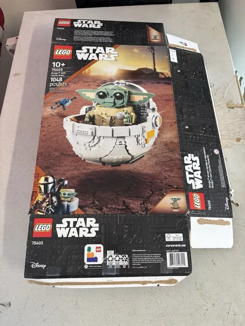 Lego Star Wars Grogu with Hover Pram 75403 Box Only 📦