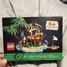 LEGO 40566 Ray the Castaway Limited Edition Retired 239 pcs Set 18+