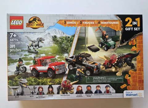 LEGO 66774 Jurassic World - Dino Combo Pack 2 In 1 Gift Set Walmart Exclusive