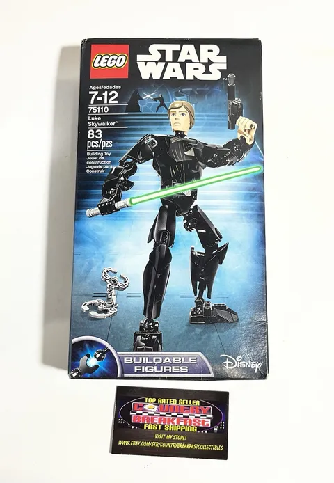 LEGO Buildable Figure Star Wars Luke Skywalker  75110 Retired New Factory Sealed